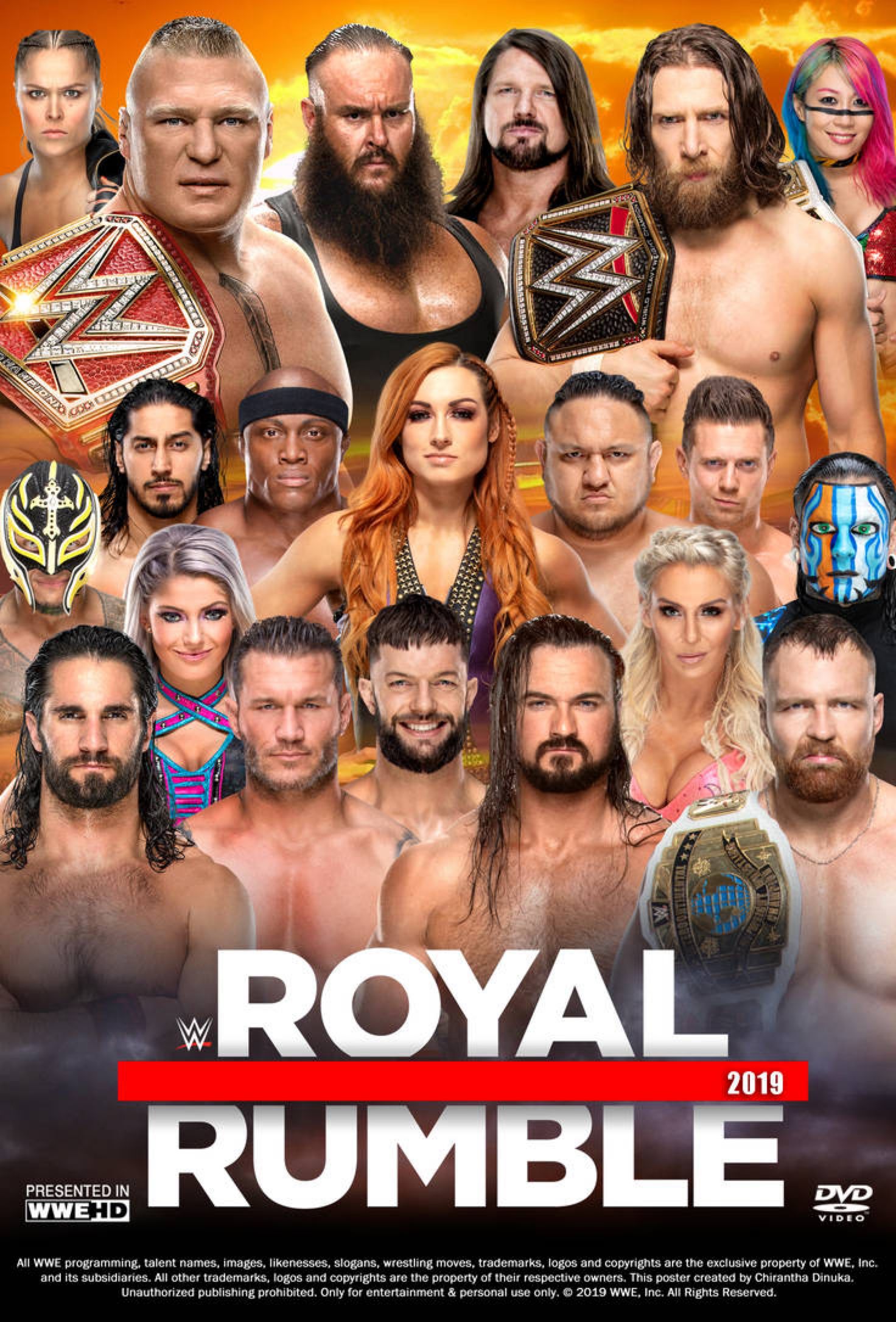 مشاهدة عرض WWE Royal Rumble 2019 مترجم