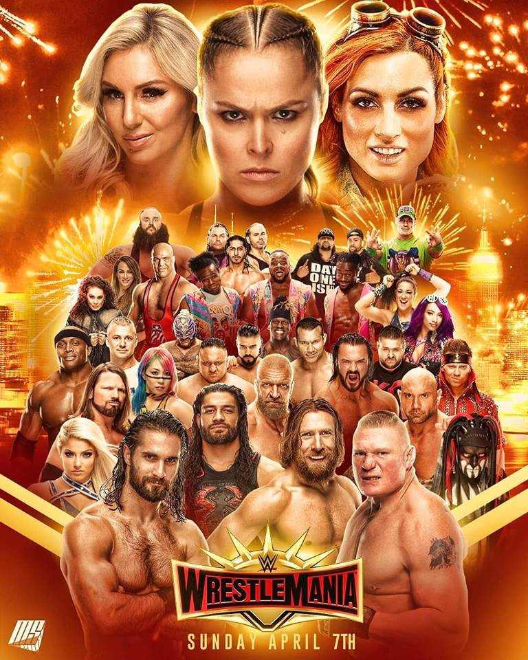 مشاهدة عرض WWE WrestleMania 35 2019 مترجم