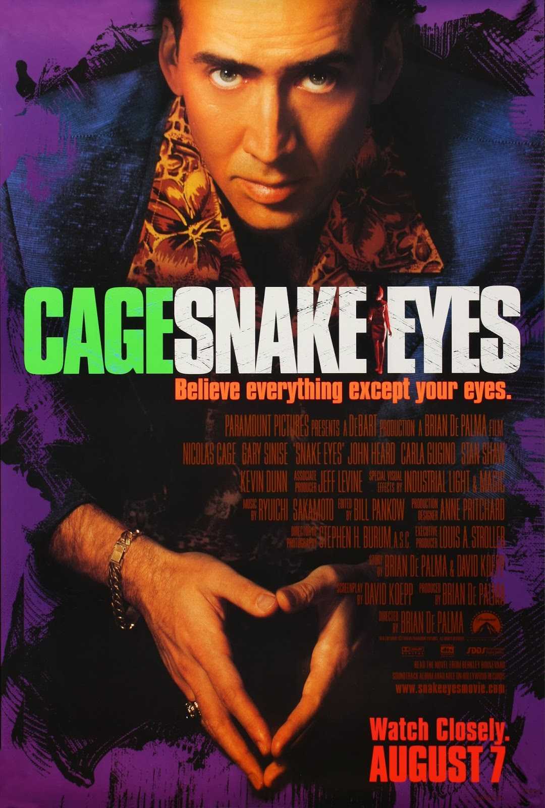 مشاهدة فيلم Snake Eyes 1998 مترجم