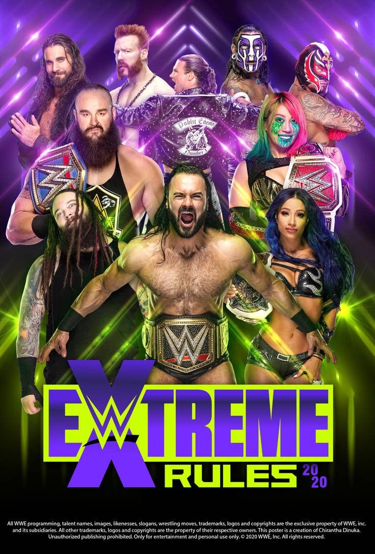 مشاهدة عرض WWE Extreme Rules 2020 مترجم