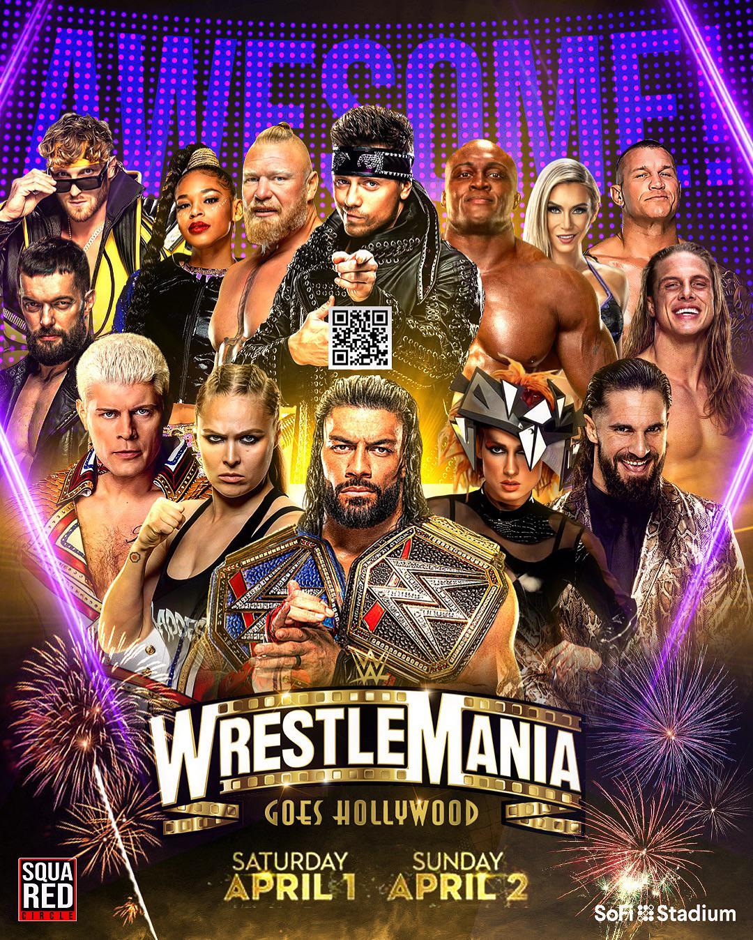 عرض 2023 WWE WrestleMania 39 Night 1 مترجم