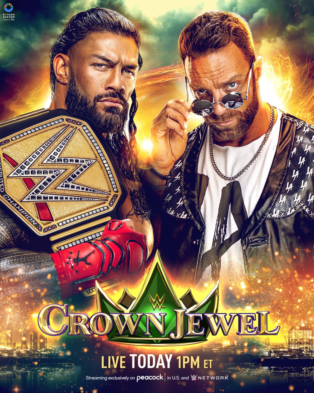 مشاهدة عرض كراون جول WWE Crown Jewel 2023 مترجم