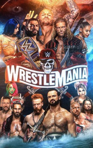 عرض WWE WrestleMania 37 Night 1 2021 مترجم (2021)